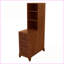 Table de chevet en noyer avec 3 tiroirs Station de charge, assemblage facile