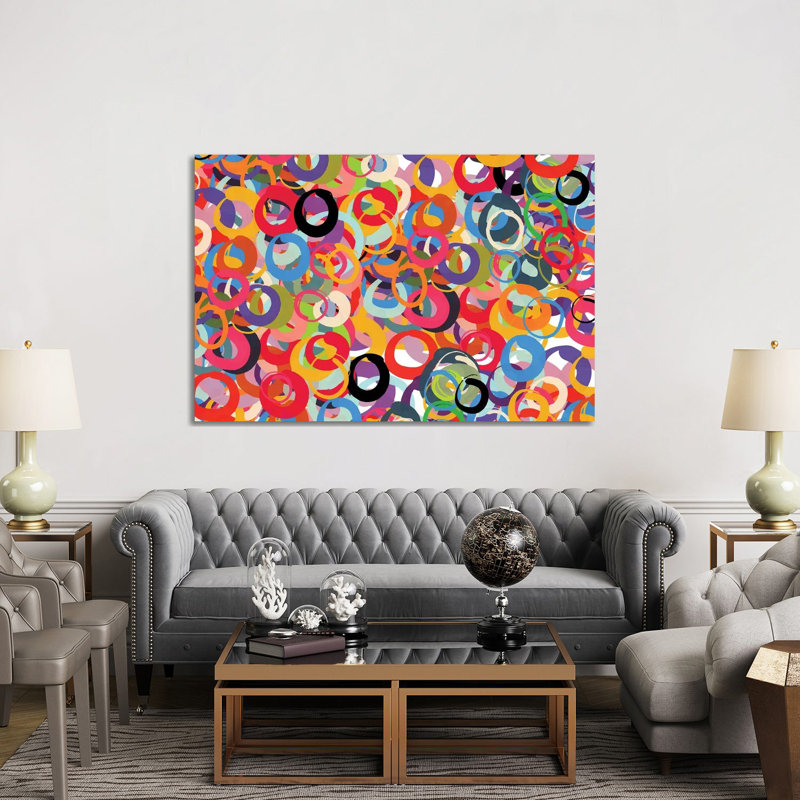 Infinite Circles Of Love par - Toile tendue, H 40 po x l 60 po x P 1,5 po