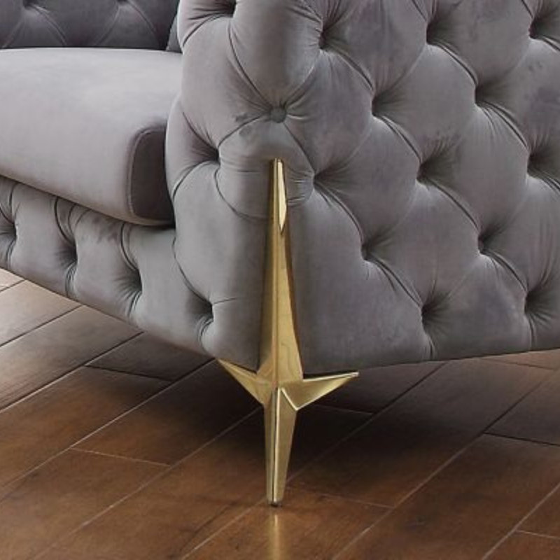 Canapé Chesterfield Windsor, H 30 po x l 70,9 po x P 39,4 po