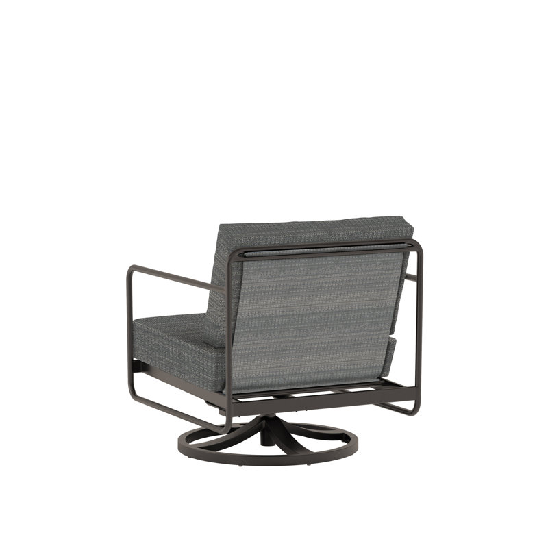 Oasis Outdoor Swivel Lounge Chair, Gray, Gray