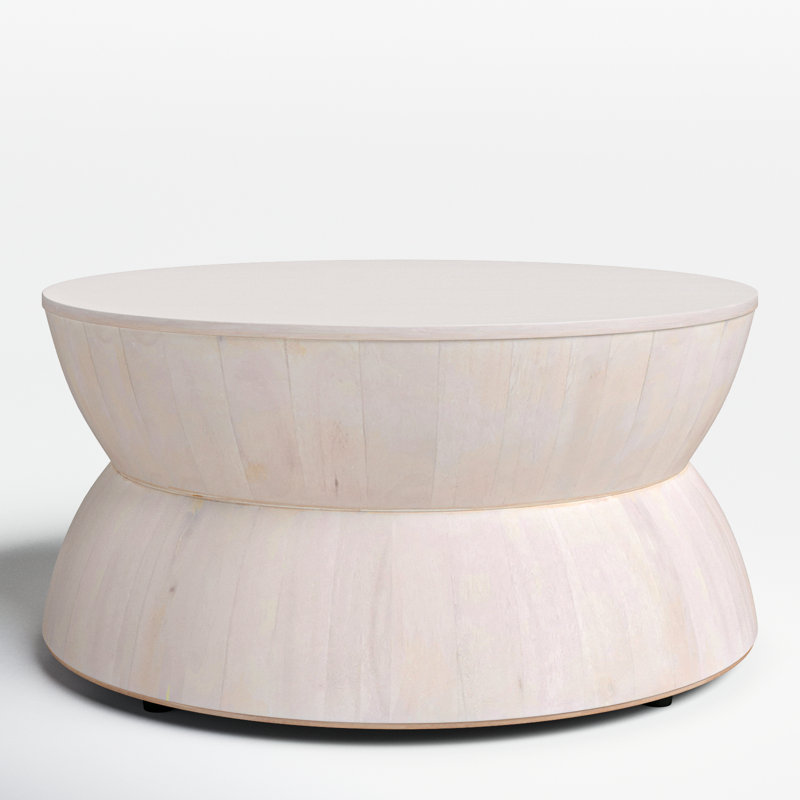 Table basse Champlain, Blanc délavé