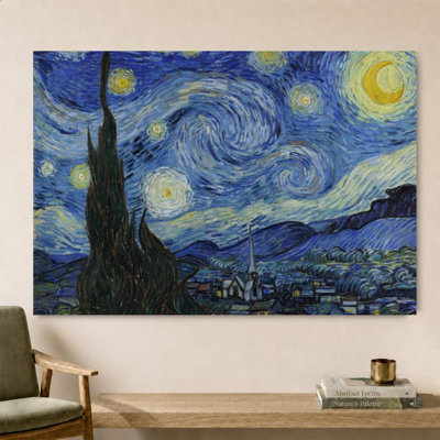 «The Starry Night - Vincent van Gogh» par Vincent Van Gogh - impression sur toile
