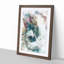 Elephant Profile in Abstract - Picture Frame Painting Print-55725505-55725506