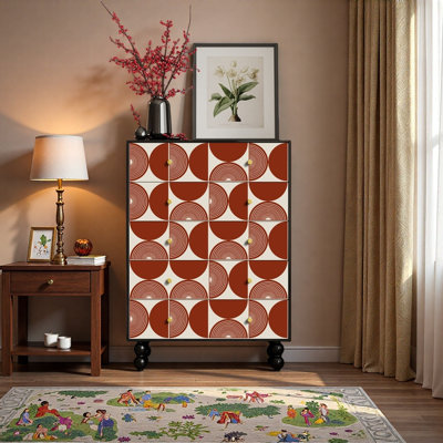French Retro Painted Style Accent Chest