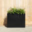 Jardinières rectangulaires en métal pour plantes d'extérieur-1434352578