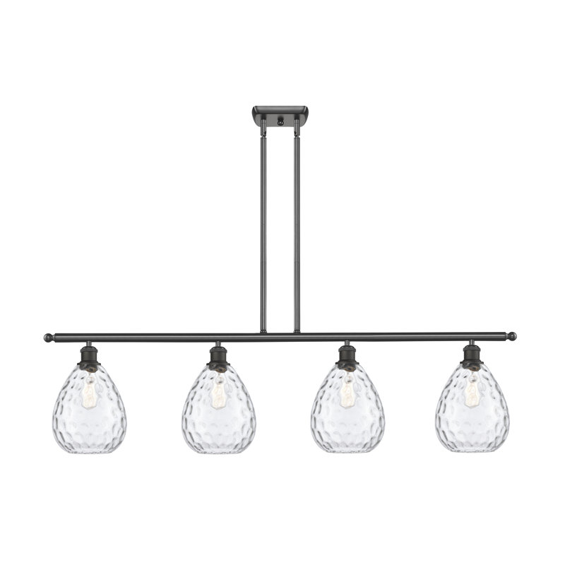 Jaron 4 - Light Kitchen Island Pendant, No Bulb Included, Oil Rubbed Bronze