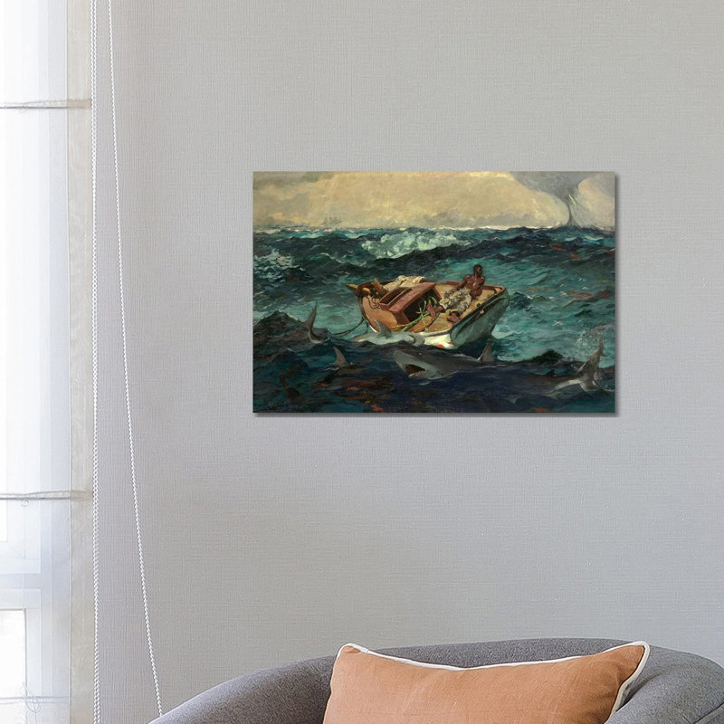 The Gulf Stream, 1899 by Winslow Homer - Wrapped Canvas Gallery-Wrapped Canvas Giclée, 66.04 cm H x 45.72 cm W x 1.91 cm D