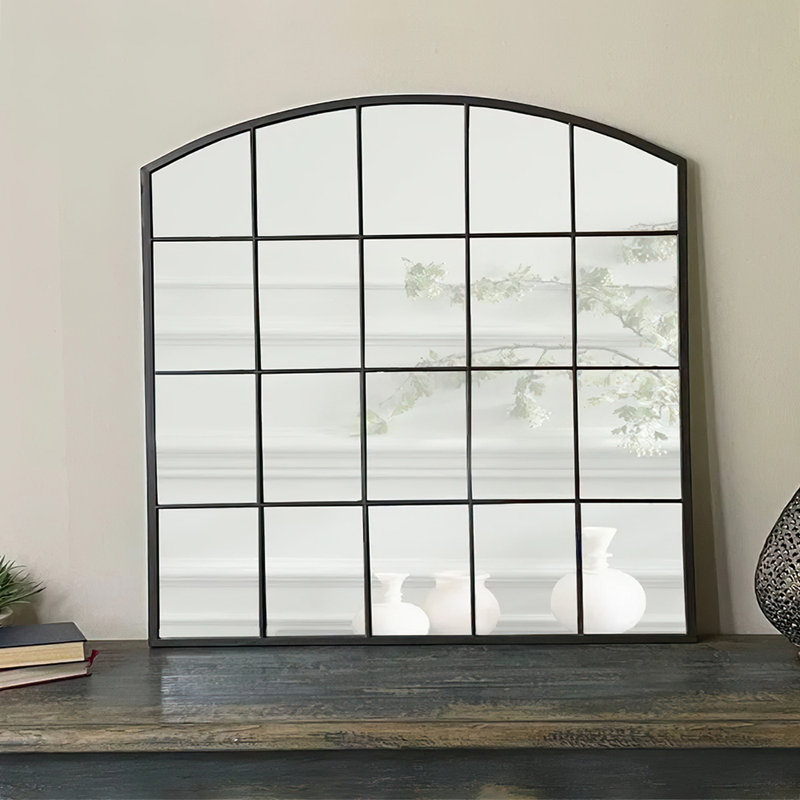 Iron Arch Mirror,  90 cm H x 96 cm W