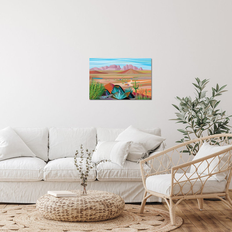 «West of Phoenix» par Charles Harker - impression non encadrée, H 24 po x l 32 po x P 0,25 po