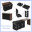 Îlot de cuisine 102,3 po avec table de salle à manger extensible rotative, îlots de cuisine avec rangement-838481839