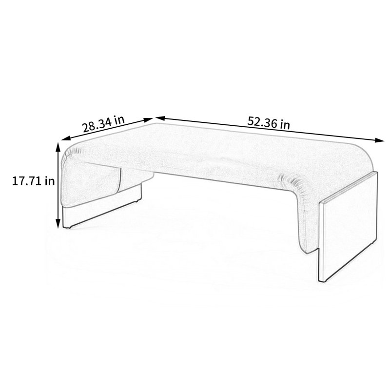 Tabouret de chambre nordique, Gris clair