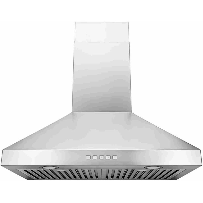 Hotte murale convertible, Acier inoxydable, H 45 po x l 29,38 po x P 19 po