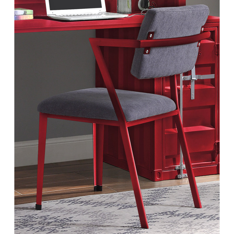 Medau Metal Computer Desk, Red