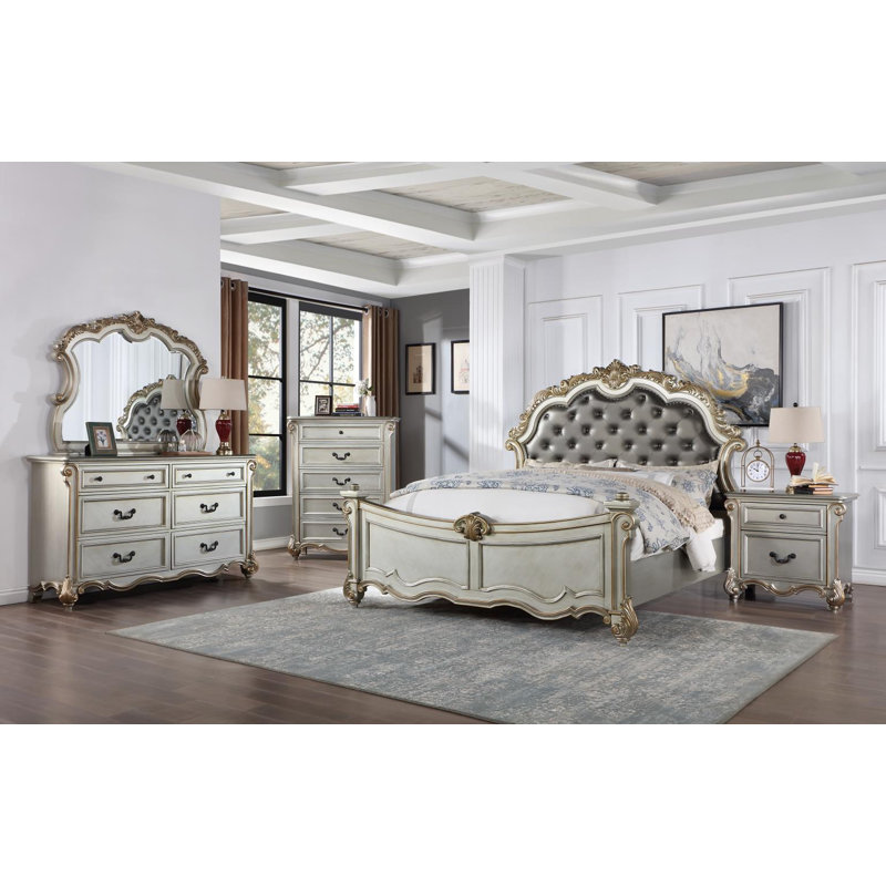 Antique Platinum Dresser