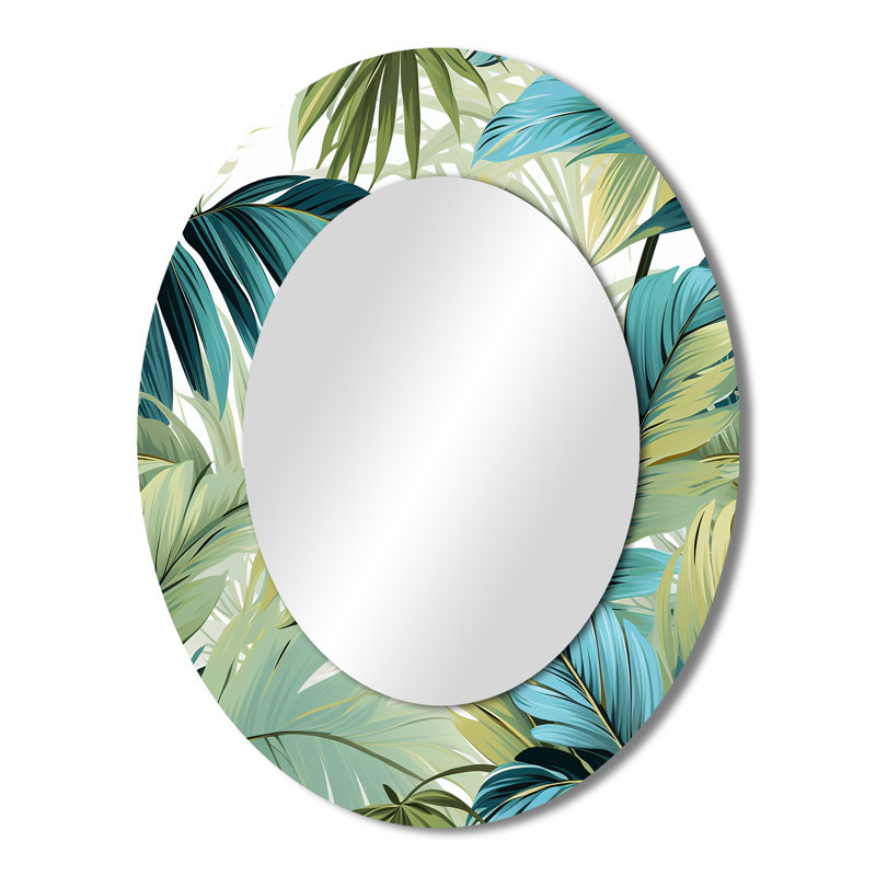 Miroir mural Palm Oasis, H 43 po x l 33 po