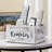 Rustic Whitewashed Wooden Remote Organizer - Stylish Caddy For Home Décor