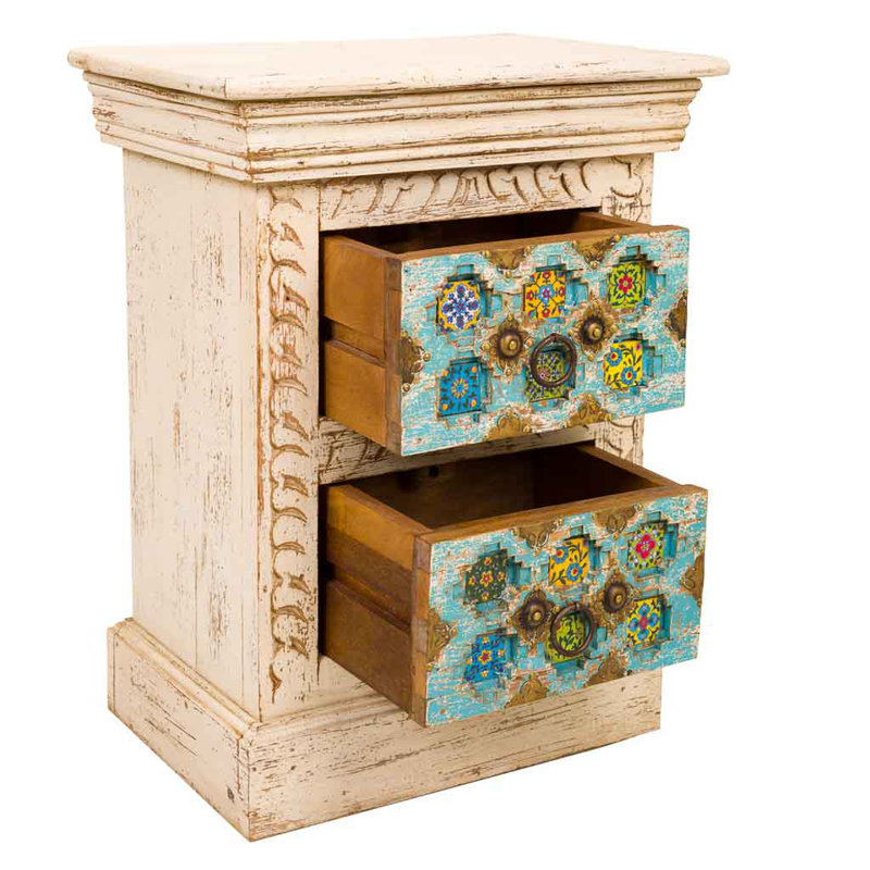 Geordie 29.5cm W Bedside Table
