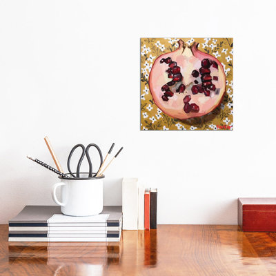 Pomegranate Patterns by Teddi Parker - Wrapped Canvas Gallery-Wrapped Canvas Giclée