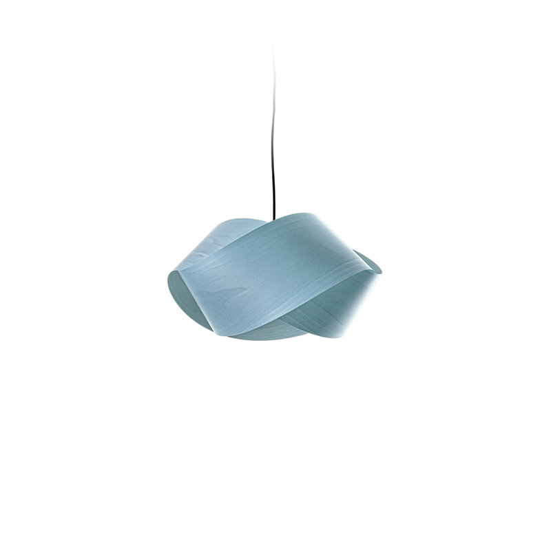Nut 1 - Light Pendant, E26, Black, Sea Blue