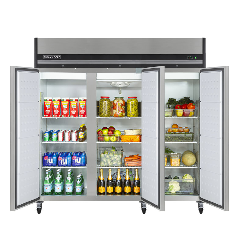 Maxx Cold 72 Cubic Feet Reach-In Refrigerator - 81''