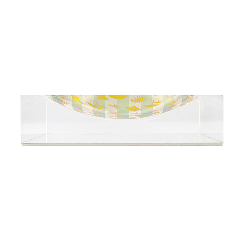Seashore Mint, Green/Yellow/White