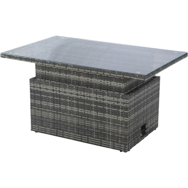Bowery Rectangular Wicker Outdoor Coffee Table , 130cm cm W 80cm cm D