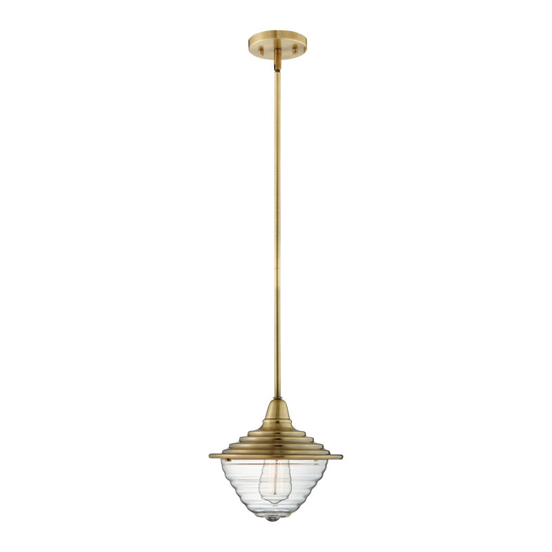 Luminaire suspendu géométrique à 1 lumière Gaffney