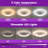 Deontee Modern Dimmable LED Flush Mount Ceiling Light With Remote Control (Set of 2)-116572898-116572896