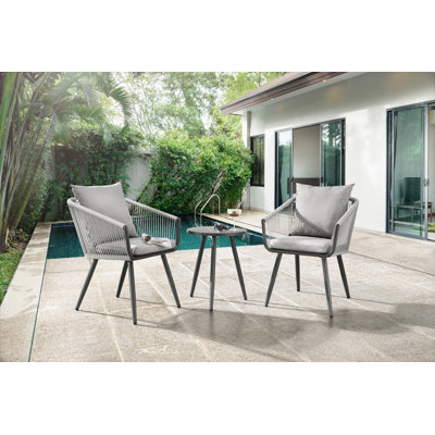 2-Sitzer Balkonset Bellflower mit Polster