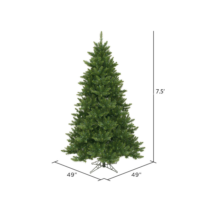 6.5' Lighted Artificial Fir Christmas Tree