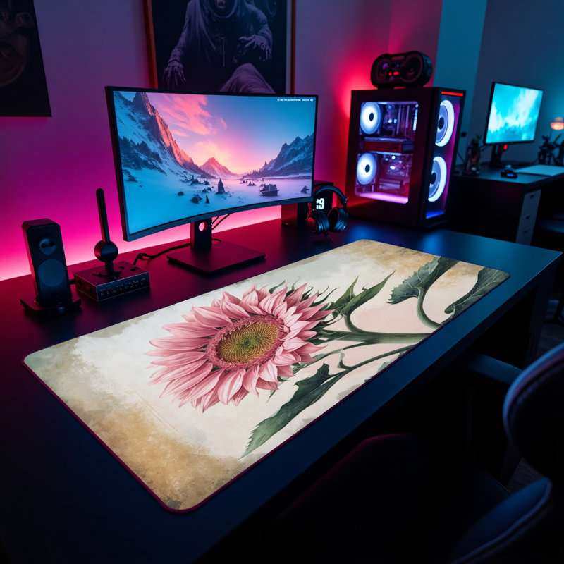 Polyester Desk Pad, 31.5x15.5