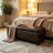 Aspen 50.25" Wide Rectangle PU Leather Storage Ottoman Bench with Lift-Top Storage