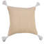 Ensemble de housse de coussin noir en coton géométrique