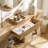 60" Farmhouse Entryway Table With Drawer, Wooden Hallway Foyer Table With Heavy Duty Base, Sofa Table For Living Room-329419814