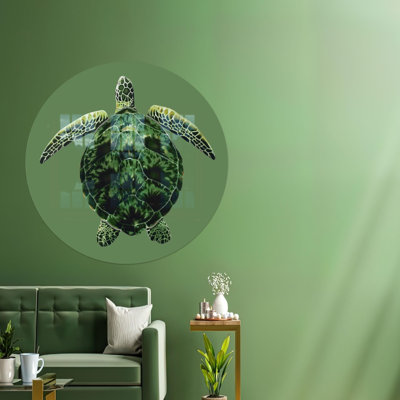 Charming Turtle Themed Tempered Glass Wall Art Ideal For Game Rooms And As A Bridesmaid Gift For Holiday Decor