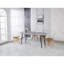 Table extensible, table de salle à manger, pieds en métal, 100/140 / 180X100x75cm