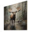 Mystic Moose In Forest II - impression d'orignal sur bois-816722842