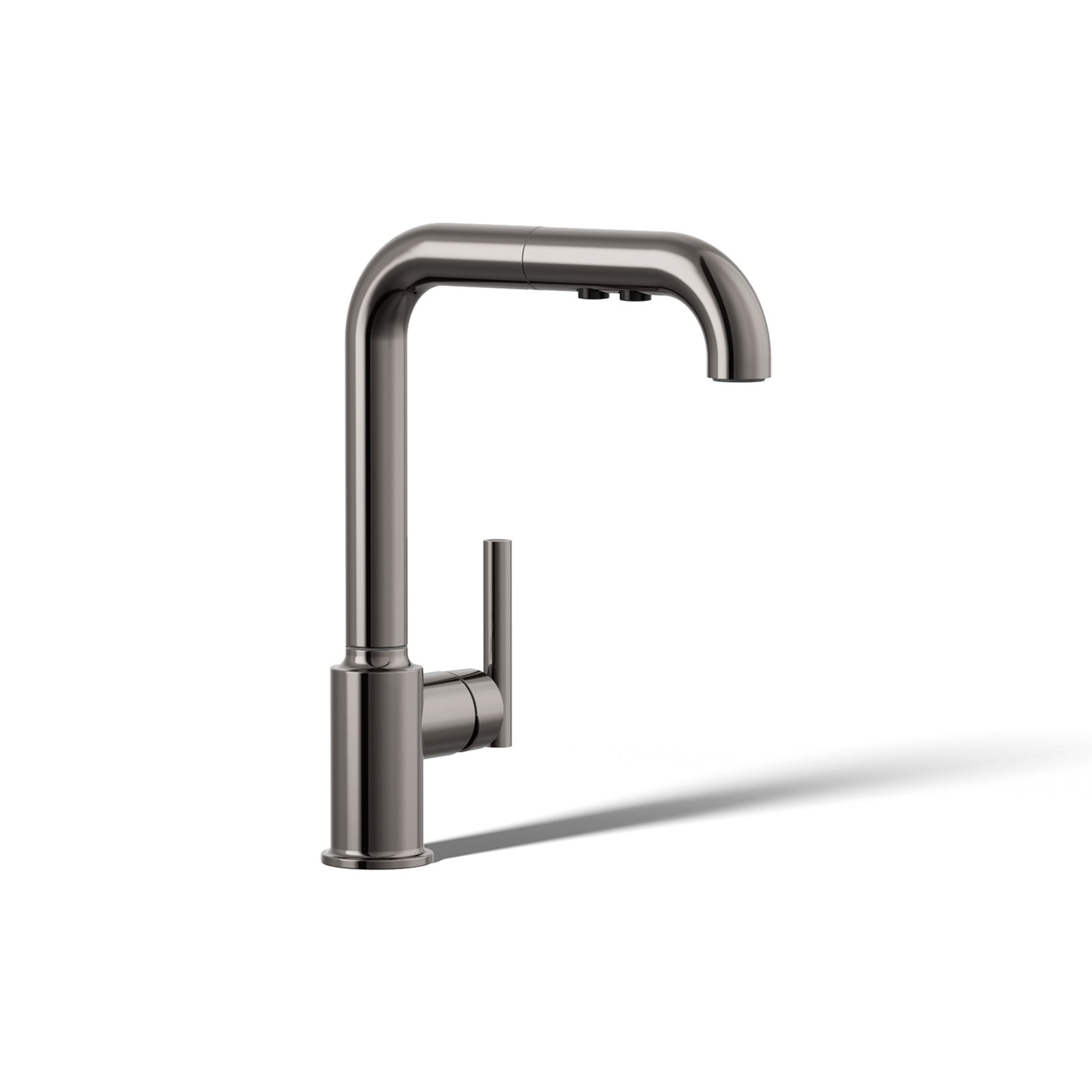Purist Pull-Out Bar Faucet with Accessories, Titanium