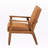 Faux Leather Accent Chair
