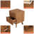 Jahgeer 15.7'' W Nightstand-713822079