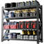 Étagère de garage très résistante, 6000 lb, très grandes tablettes réglables en métal (H 69 po x l 75 po x P 23,7 po)-129860102