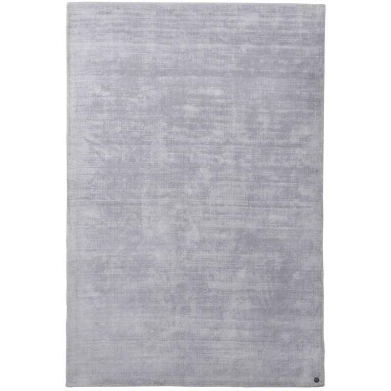 Shine Hand Loomed Silver Indoor Rug, Rectangular 85 x 155cm