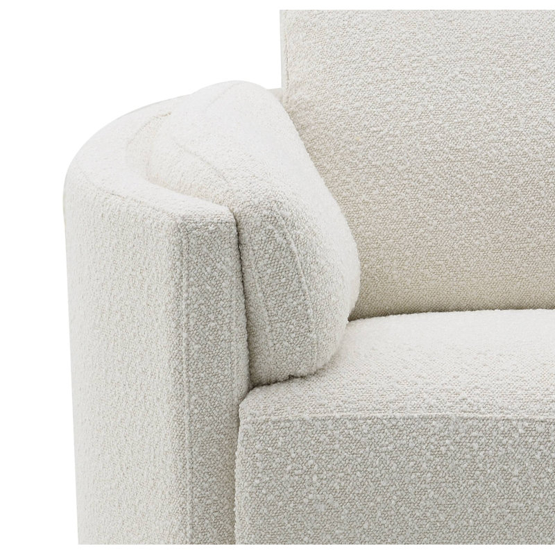 Fauteuil inclinable et pivotant ergonomique avec ressorts ensachés