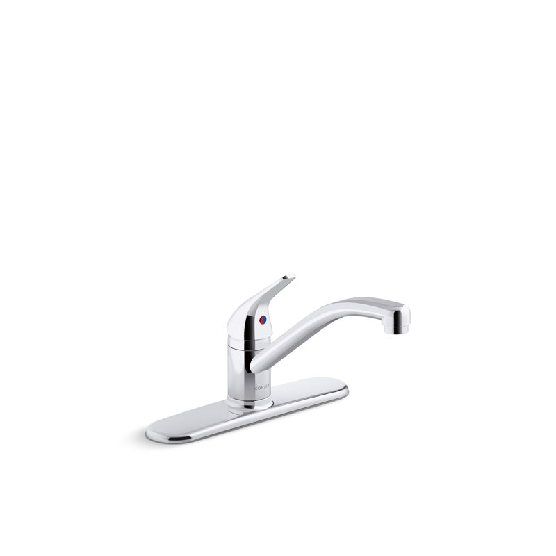 Single Handle Kitchen Faucet, Polished Chrome