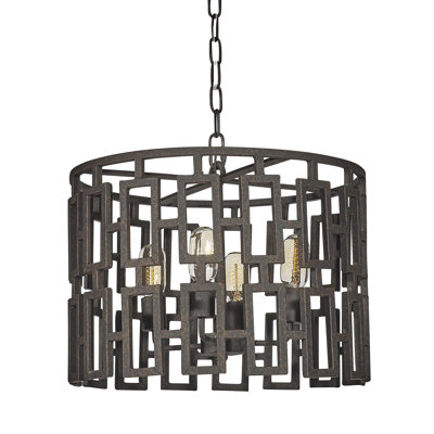 Miami 4-Light Drum Chandelier