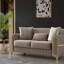 Causeuse convertible en tissu de velours Melody