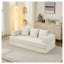 Canapé-lit pliant convertible en chenille beige Comfy-1183182394