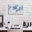 «Blueprint World Map Lets Go» par Sue Schlabach, estampe numérique sur toile-380351668