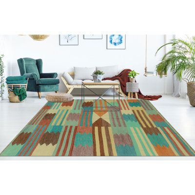 Tapis bleu Winchester Kilim Mashavu Lt.