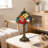 Vintage 14-Inch Tiffany Style Stained Glass Table Lamp